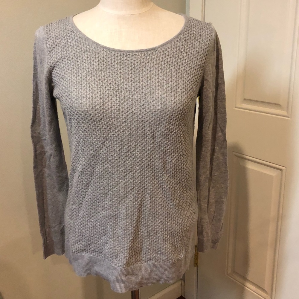 Merona Gray Crew Neck Sweater